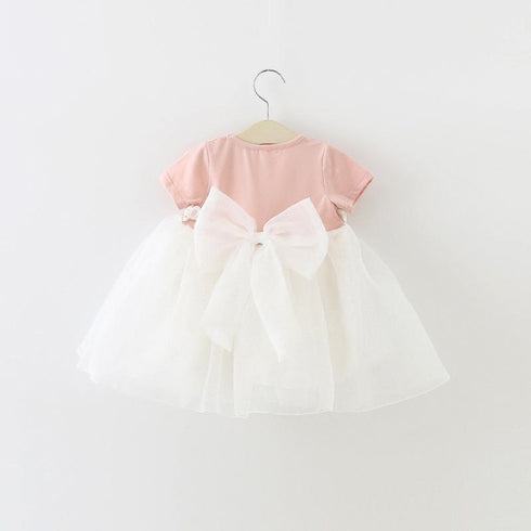 Summer New Baby Girl Princess Dress Big Bow Skirt Cute Lady