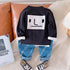 Spring and Autumn Boys Suit Three-Piece Set