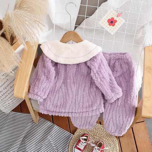 Fall/Winter Girls' Home Clothes Set Long Sleeve Two-Piece Set