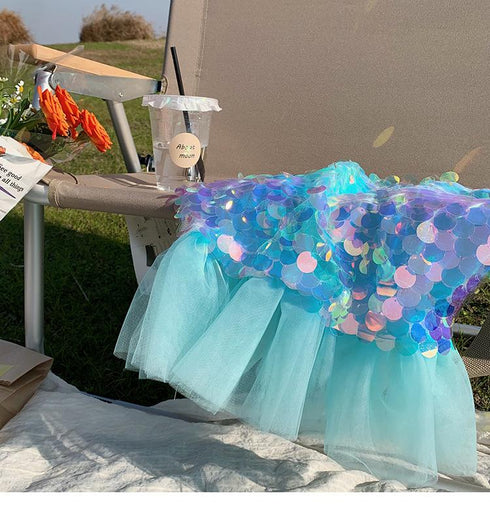 Children's Western-style Sequin Fishtail Skirt Girl Princess Skirt