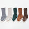 Autumn and winter non-slip dispensing high barrel boneless floor socks
