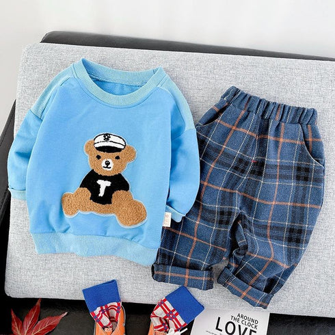 Boys suit spring and autumn two-piece set