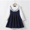 Spring and Autumn Girls Long Sleeve Dress