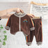 Girls Spring and Autumn Long Sleeve Pants Set Two-Piece Set