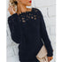 Mosaic Lace Long Sleeve Sweater