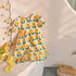 Summer small floral dress short sleeve yellow doll dress
