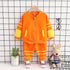 Spring and Autumn Children's Long Sleeve Zipper Wear Set Two-Piece Set