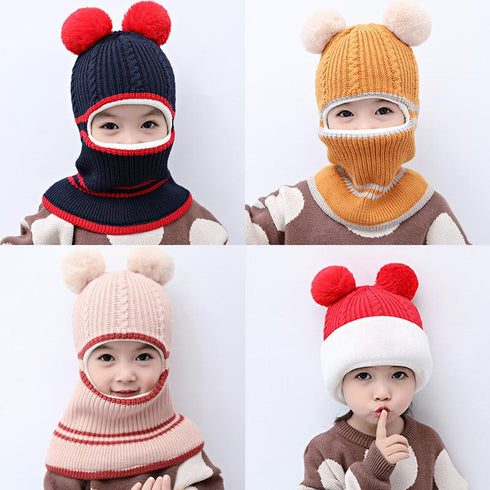 Baby hat scarf autumn and winter Circumference 18.1-19.7inch (46-50cm)