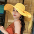 Summer women's seaside sun hat Circumference21.7-23.6 inch(55-60cm)