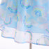 Girl's Bubble Sleeve Dress Rainbow Print Paggy Dress Children's Wear