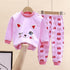 Cotton Underwear Suit Boys and Girls Autumn Clothes Pants Pajamas Loungewear
