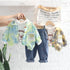 Boy's Spring and Autumn Dress Three-Piece Set