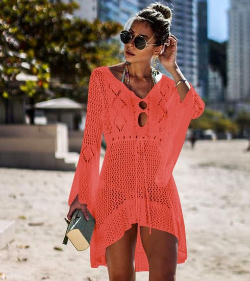 Swimsuit Knitted Shirt Women's Wear