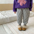 Children's Three-Layer Cotton Pants Thickened Sports Pants Baby Warm Pants