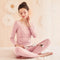 Pregnant women nursing thermal underwear fall/winter pajamas set