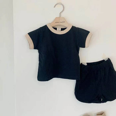 Cute Comfortable Casual T-shirt + Shorts Set