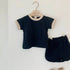 Cute Comfortable Casual T-shirt + Shorts Set
