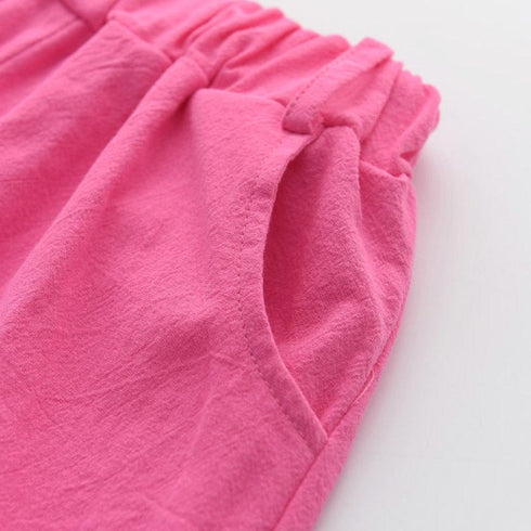 Girls Summer Tee Shorts Set