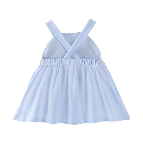 Summer girls halter rainbow dress