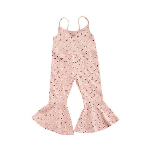 Girls Fall Straps Horn Jumpsuit