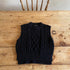Autumn baby hemp pattern sweater loose knit waistcoat vest