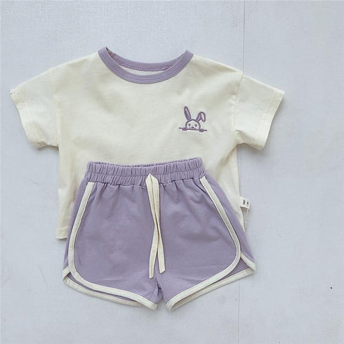 Children's Summer Cotton Two Piece Set