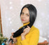 Ladies Long Straight Hair Wig Headgear