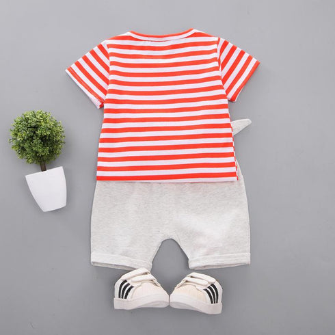 Boy's Dinosaur Short Sleeve Set