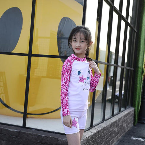 Long Sleeve Sunscreen Swimsuit