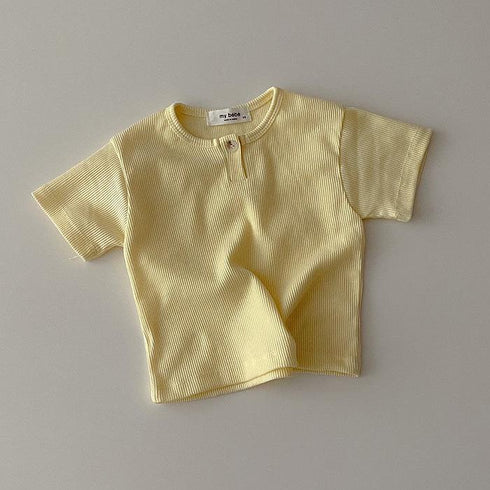Children's Short Sleeve T-shirt Pure Cotton T-shirt Thin Single Top