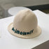 Children's Fisherman's Hat Embroidered Wool Knitted Hat