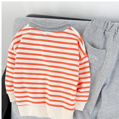 Boys spring and autumn suit two-piece set