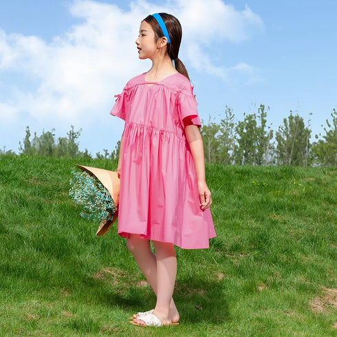 Cotton Dress Sweet Loose Princess Dress