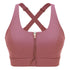 Zipper Sports Bra Running Shockproof Fitness Underwear Women's Beautiful Back Breathable Bra