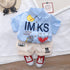 Cartoon Lapel Shirt Short Sleeve Suit