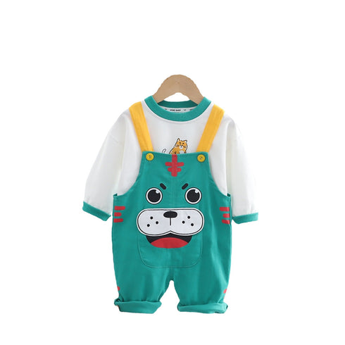 Spring and Autumn Boys Pants Two-Piece Set