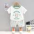 Summer Children's Short Sleeve Shorts Set