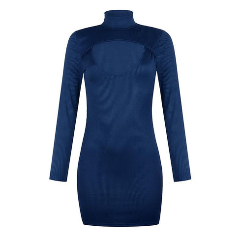 Slim-Fit Long-Sleeve Dress