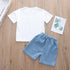 Summer boy short sleeve suit