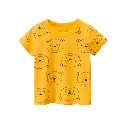 Summer girl bear short sleeve