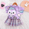 Girl's Short Sleeve Skirt Set Two-Piece Set