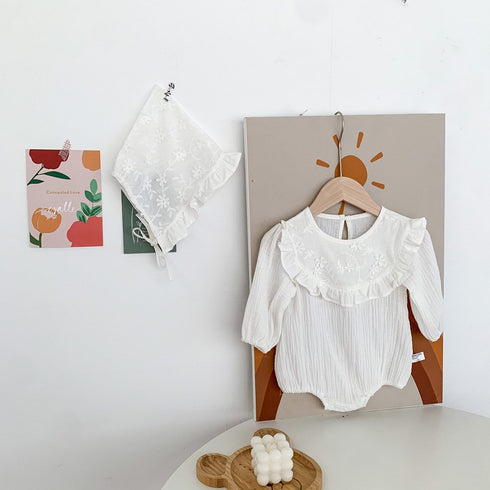 Foreign style bubble sleeve lotus collar fart jacket