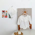 Foreign style bubble sleeve lotus collar fart jacket