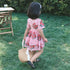 Girl's Summer Dress Waist Flower Princess Dress