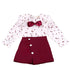 Spring and Autumn Girls Long Sleeve Skirt Pants Two-Piece Set