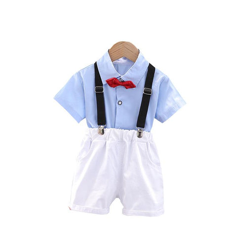 Summer short sleeve children's suit