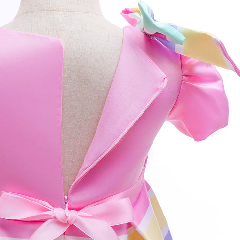 Children's Rainbow Princess Dress