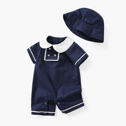 Children's academic style jumpsuit