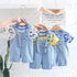 Children's Suspender Suit Cartoon Printing Design Suspender Suit