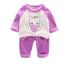 Autumn and winter home clothing girls padded warm pajamas